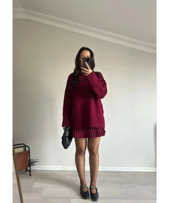 Pinterest Triko Bordo Kazak