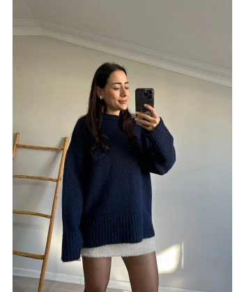 Pinterest Triko Kazak Lacivert