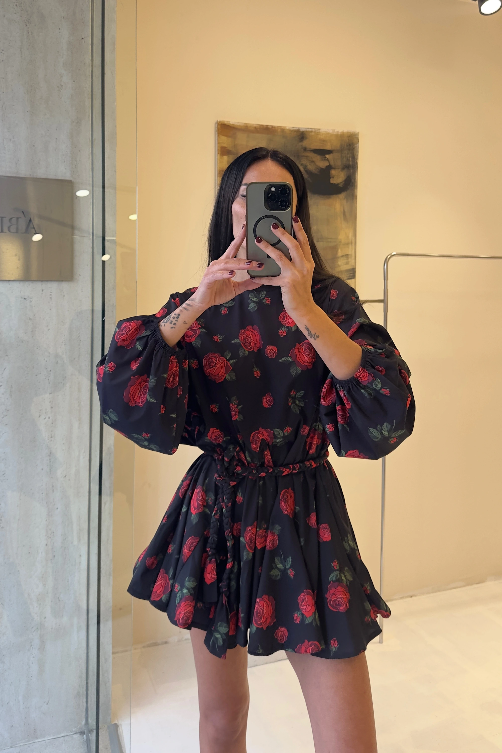 Elora Çiçek Desenli Elbise