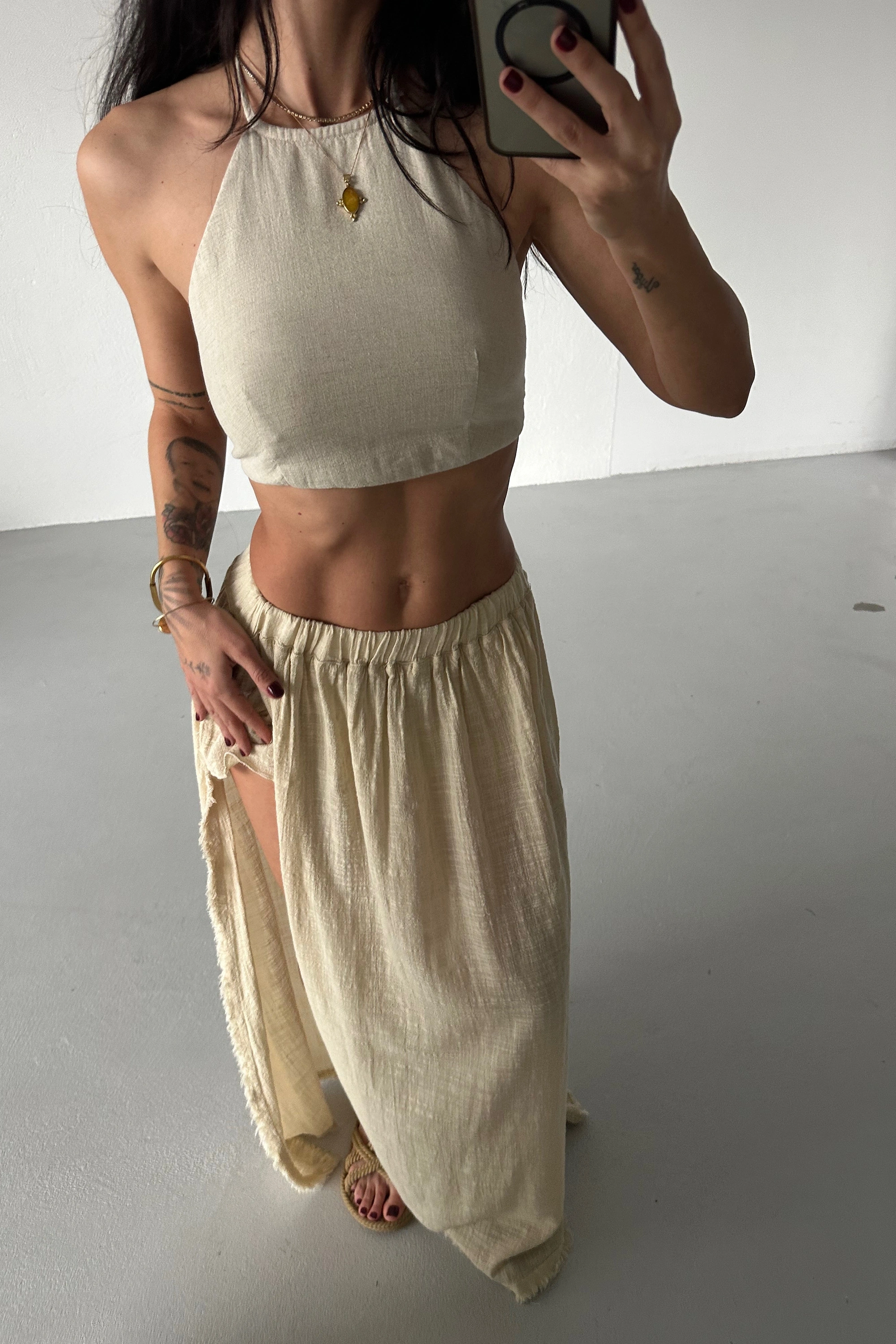 Keten Crop - Bej
