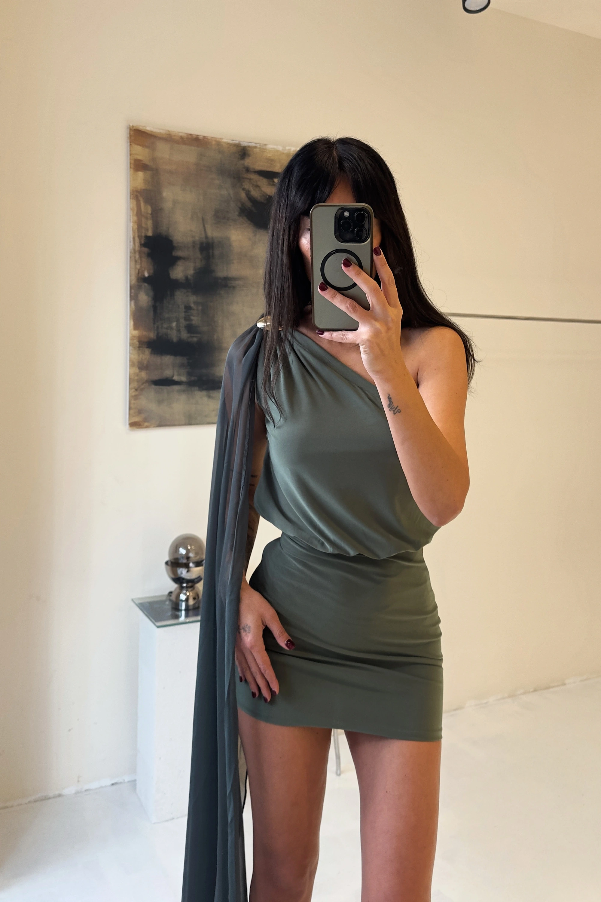 Thaleia Yeşil Elbise