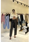 Asimetrik Pantolon Acı Kahve