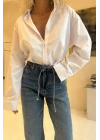 Bağcıklı Wide Leg Jean