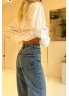 Bağcıklı Wide Leg Jean