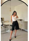 Bol Kesim Bermuda Şort