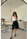 Bol Kesim Bermuda Şort