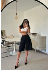 Bol Kesim Bermuda Şort