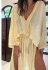 Fralya Bürümcük Elbise - Butter Yellow