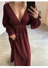 Gaia Elbise-BORDO