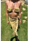 İpek Kumaş Bikini Set