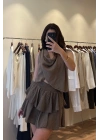 Katlı Şort Etek