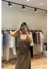KUŞAKLI MİDİ ELBİSSE HAKİ