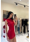 Mariam Mini Elbise - Kırmızı