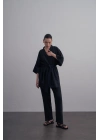 Pamuk Kimono-SİYAH