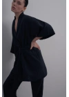 Pamuk Kimono-SİYAH
