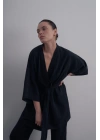 Pamuk Kimono-SİYAH