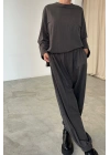 Rayon Pantolon Takım-Gri