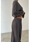 Rayon Pantolon Takım-Gri