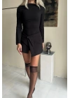 Siyah İkili Set Elbise