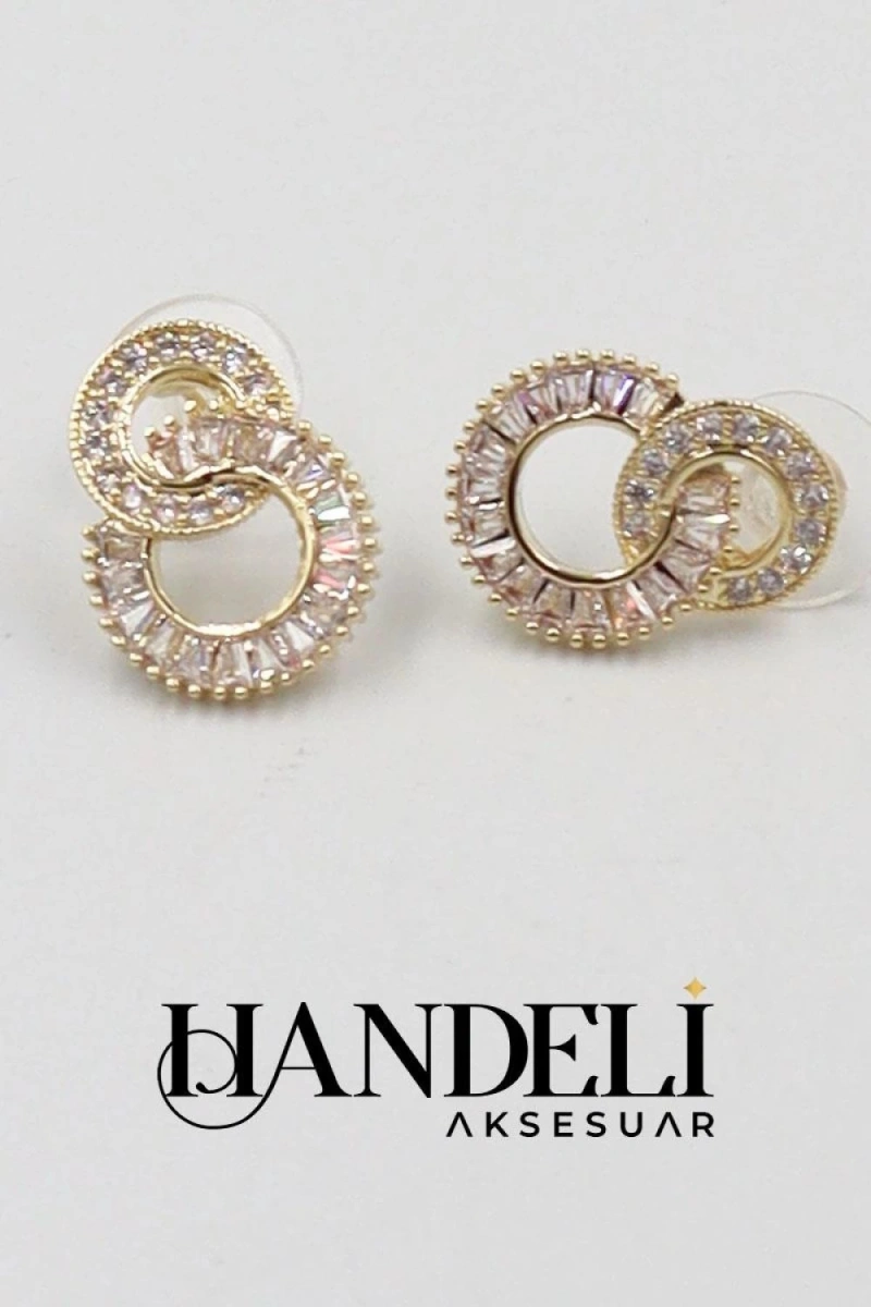 Erlik Model Gold Vip Küpe