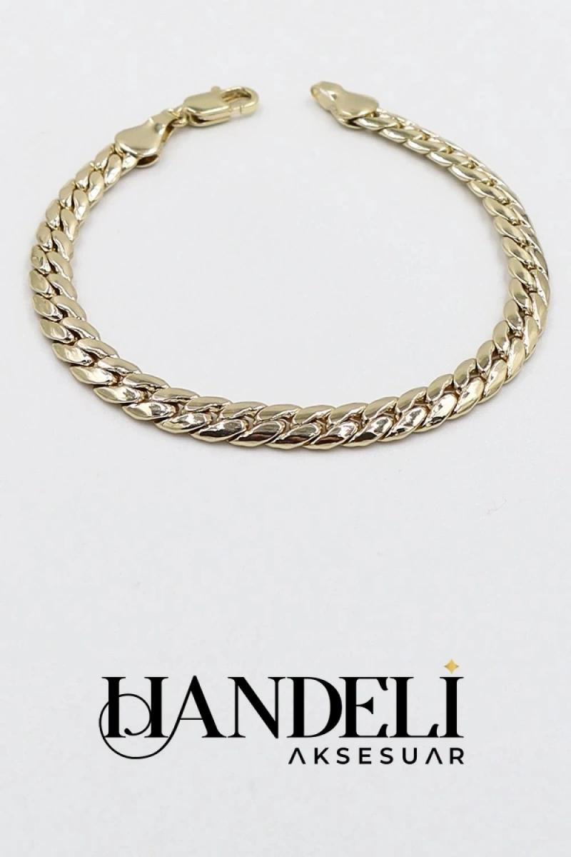 Petra Model Gold Altın Kaplama Bileklik