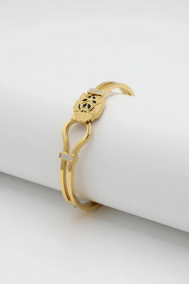 Neon Model Gold Altın Kaplama Bileklik