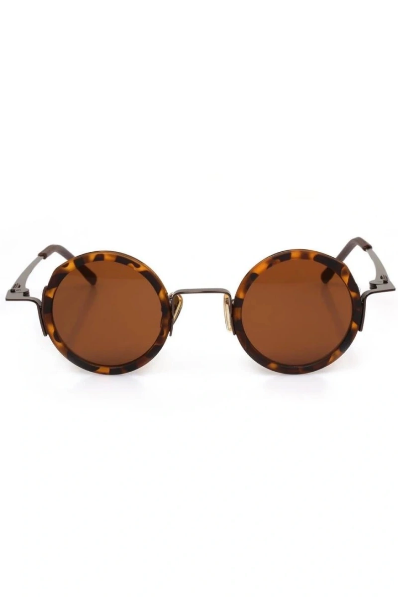 Kahverengi Camlı Desenli Çerçeveli Kadın Güneş Gözlüğü AE2208C2