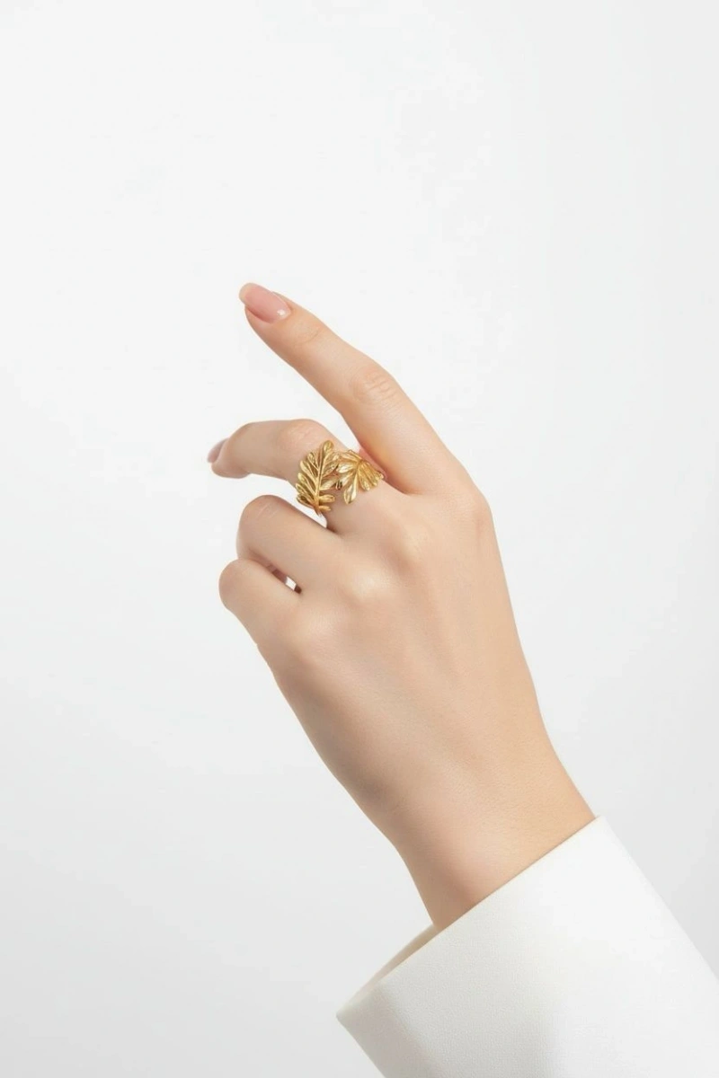 Legacy Model Gold Altın Kaplama Ayarlanabilir Yüzük