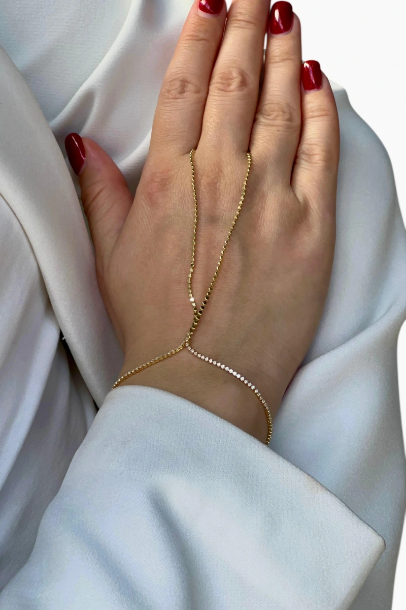 Pul Model Su Yolu Detay Gold Altın Kaplama Şahmeran