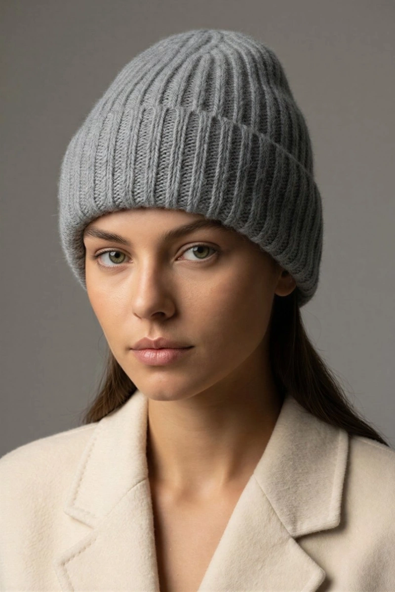 Antrasit Fitilli Düz Model Bere