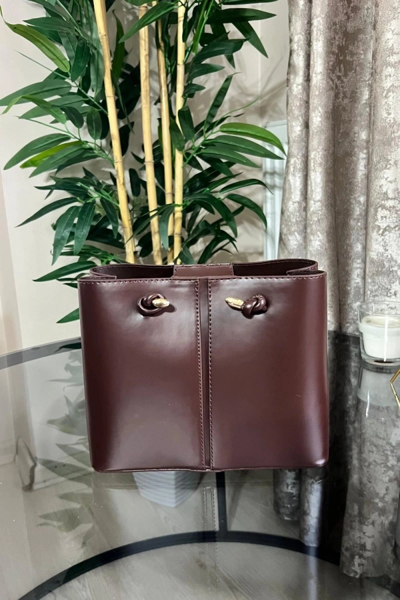 Jacop Model Kahve Renk Deri Kol Çantası