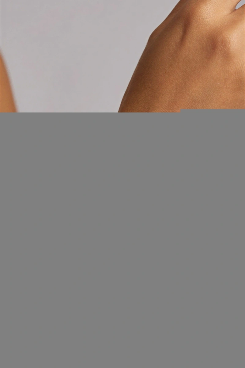 İnce Başak Model Gold Altın Kaplama Çelik Bileklik