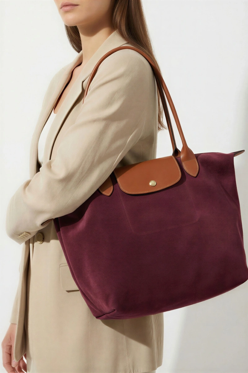 New York Model Bordo Renk Kadın Kol Çantası