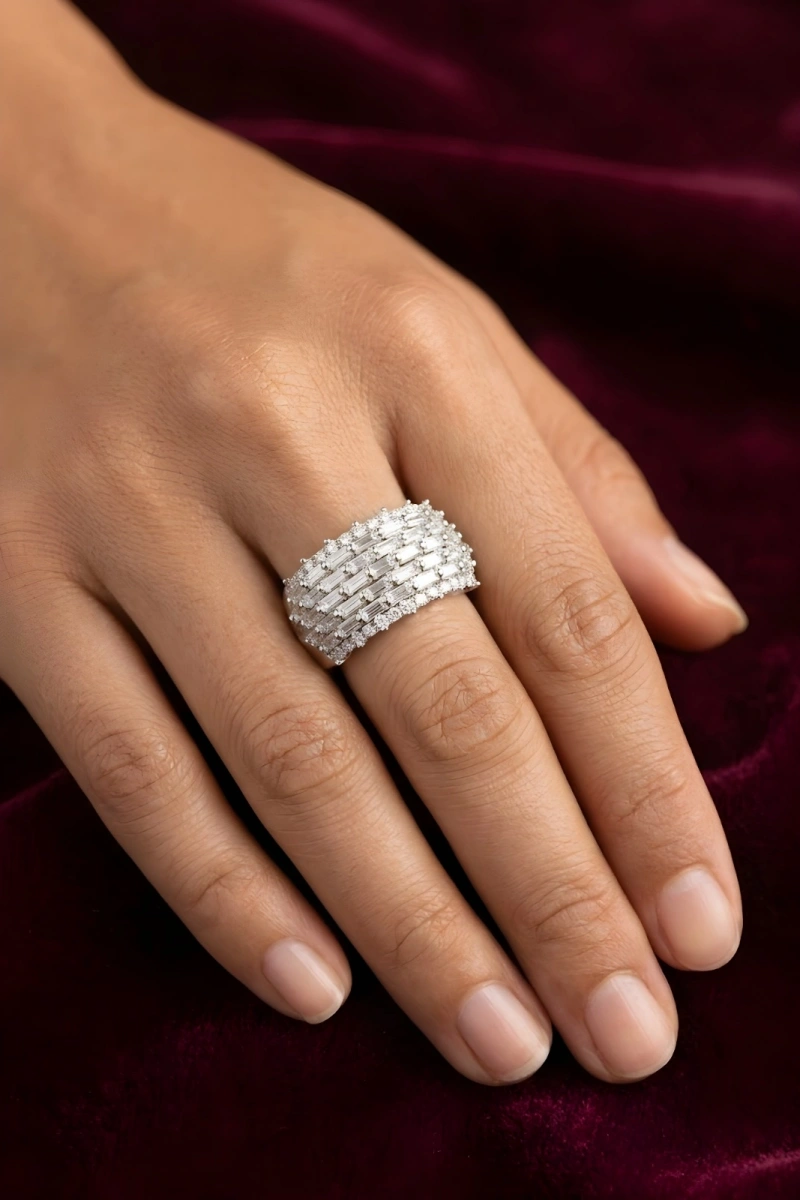 Batiatus Model Zirkon Taşlı Pırlanta Taşlı Yüzük