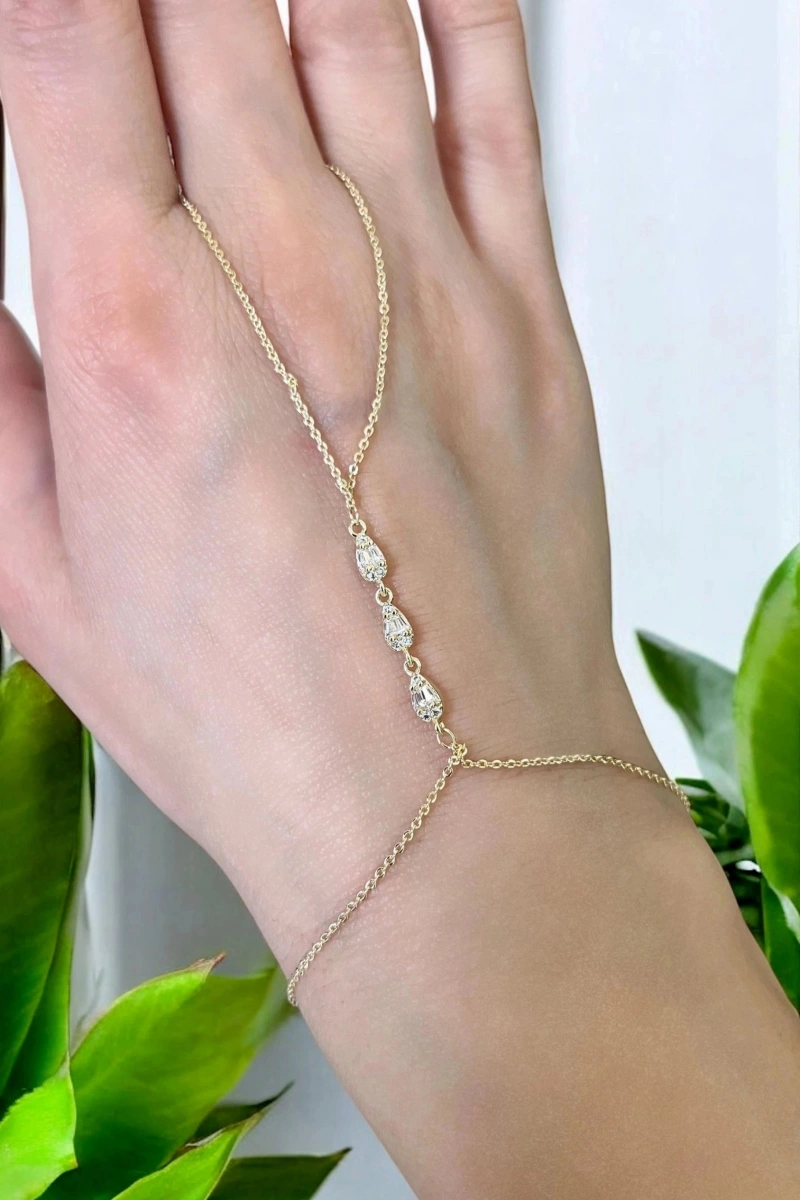 Sıralı Damla Model Gold Altın Kaplama Şahmeran