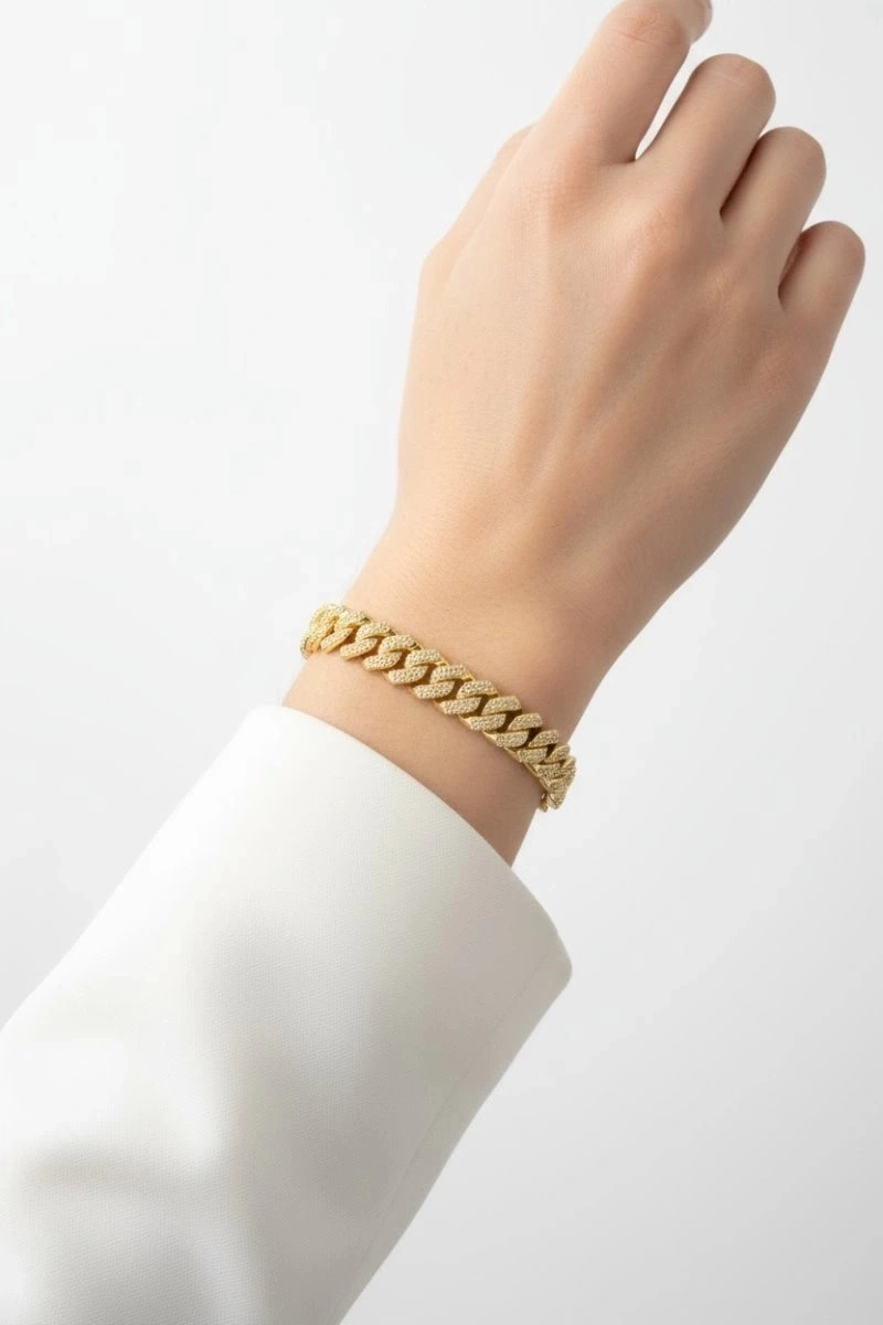 Perra Model Gold Altın Kaplama Gurmet Bileklik