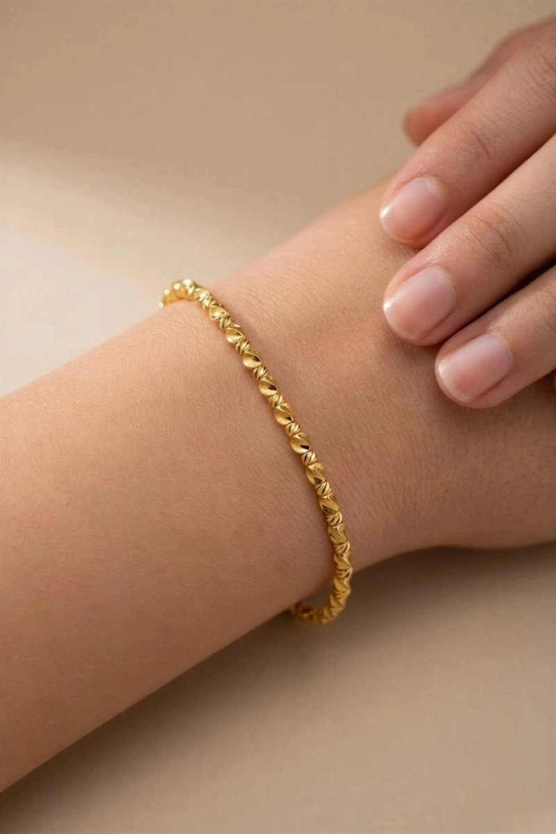 Dorika Detay Gold Altın Kaplama Kuyumcu Model