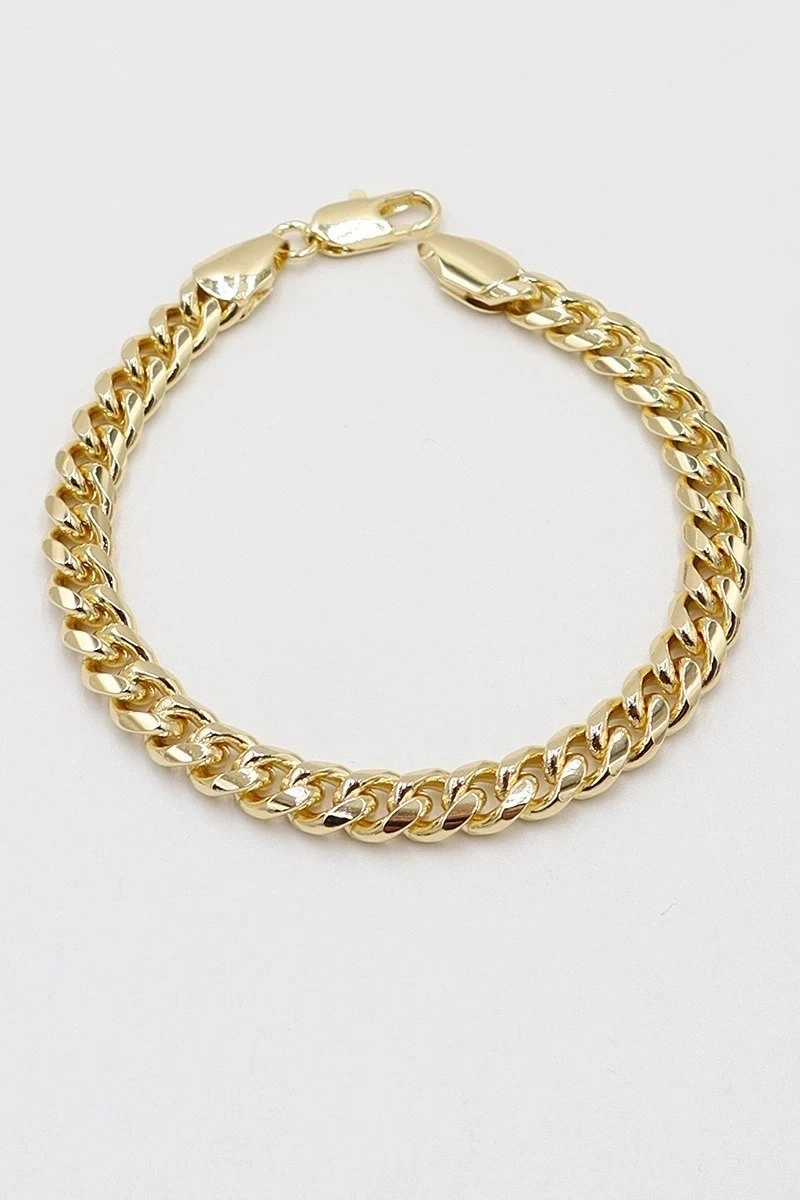 Oval Geçişli Detay Gold Altın Kaplama Bileklik