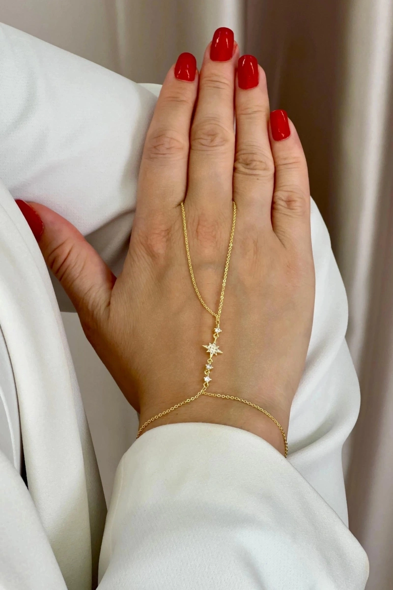 Kuzey Yıldızı Model Gold Altın Kaplama Şahmeran