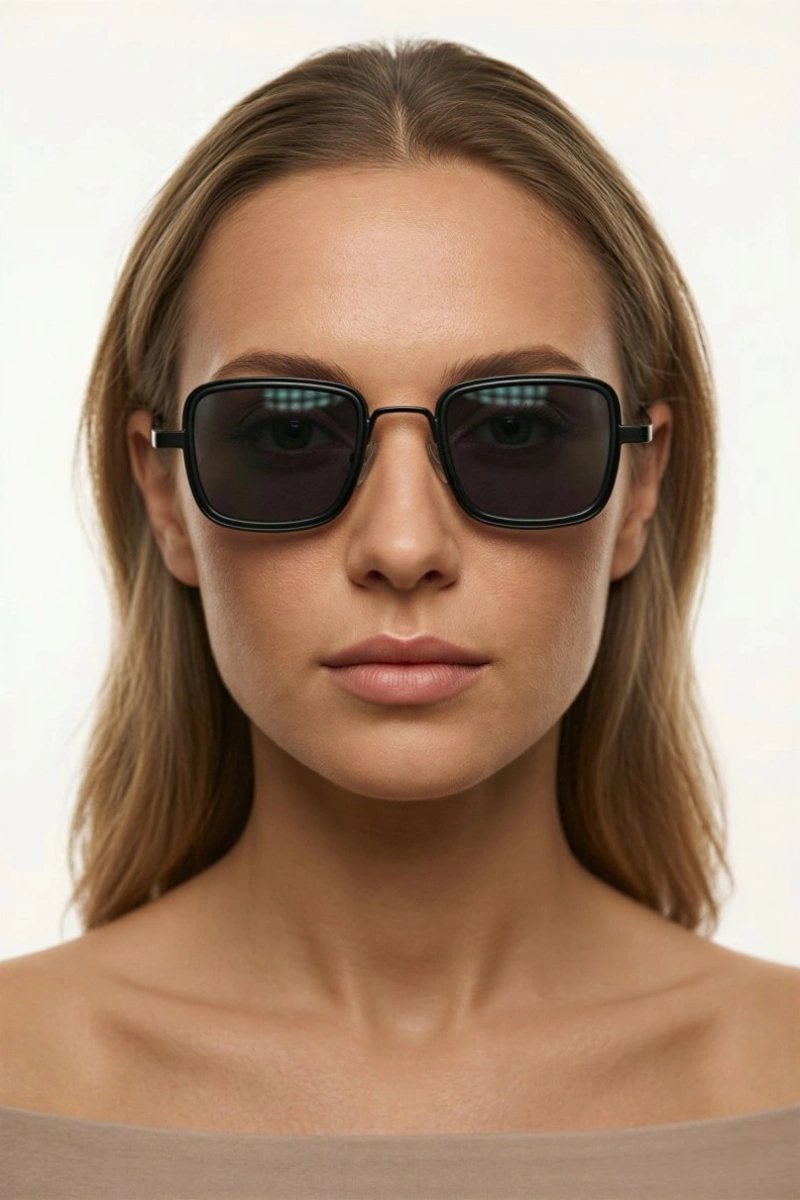 Kare Model Siyah Kadın Güneş Gözlüğü