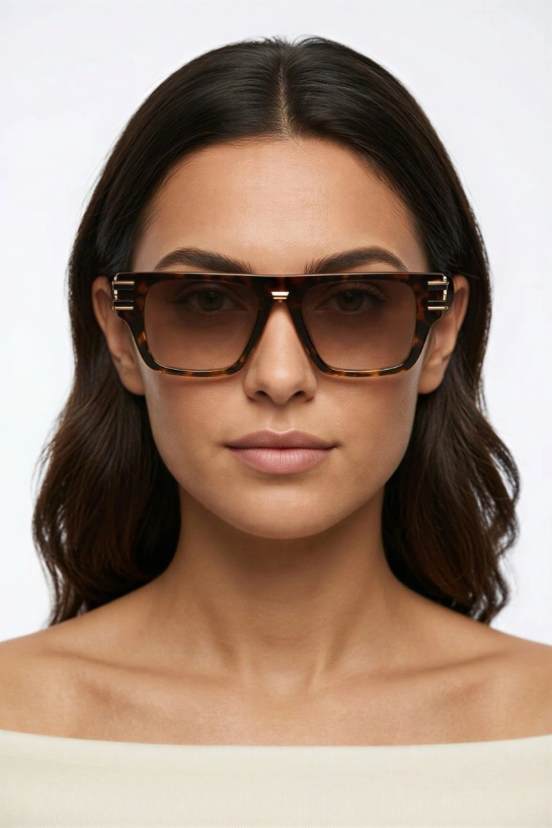 Çift Çizgi Model Kadın Güneş Gözlüğü