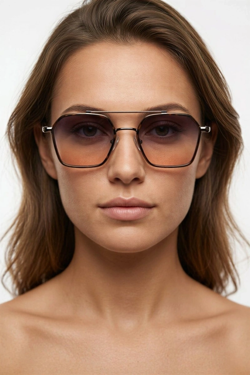 Çubuk Model Saydam Kadın Güneş Gözlüğü