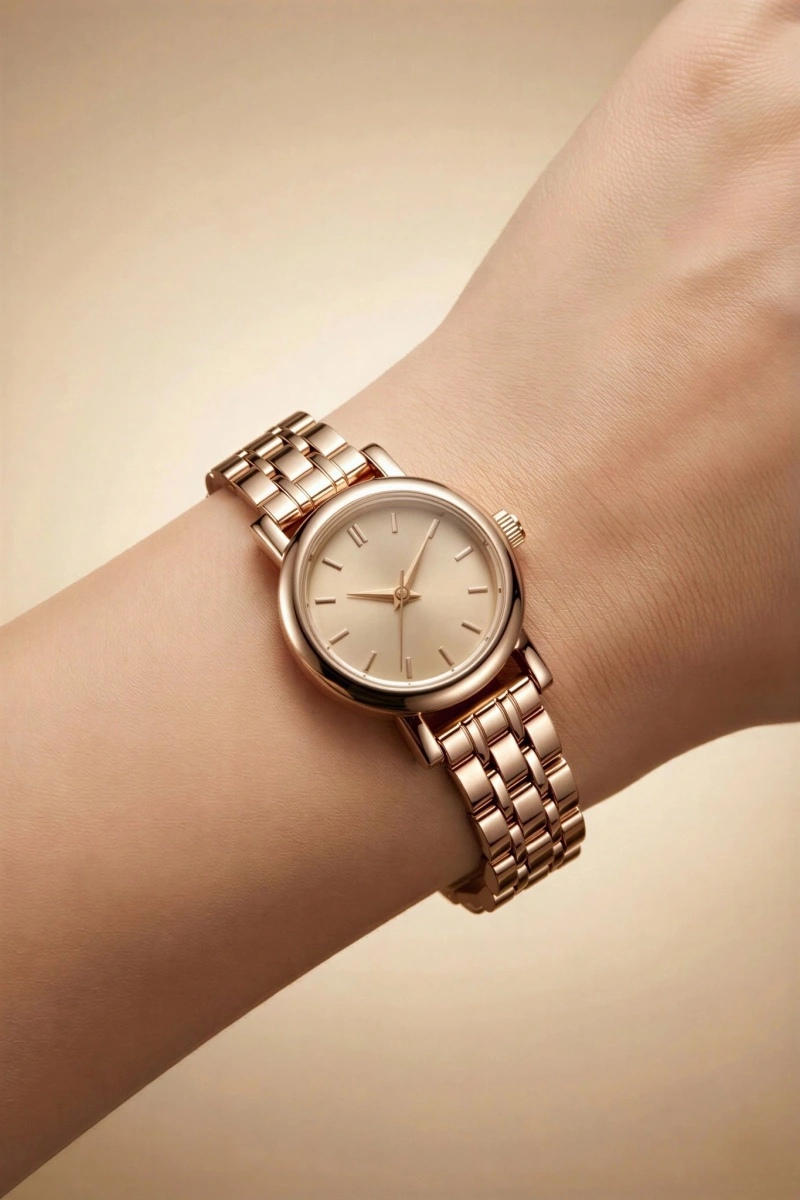 London Model Gold İçi Gold Kadın Kol Saati