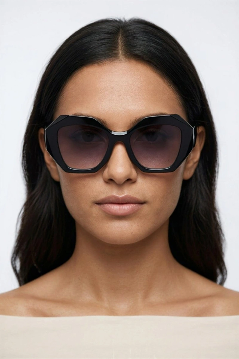 Kedi Model Siyah Kadın Güneş Gözlüğü