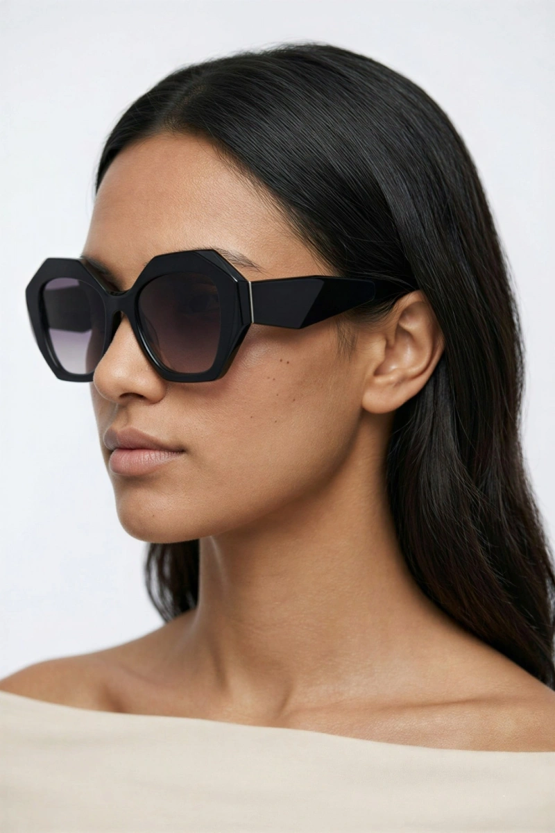 Kedi Model Siyah Kadın Güneş Gözlüğü