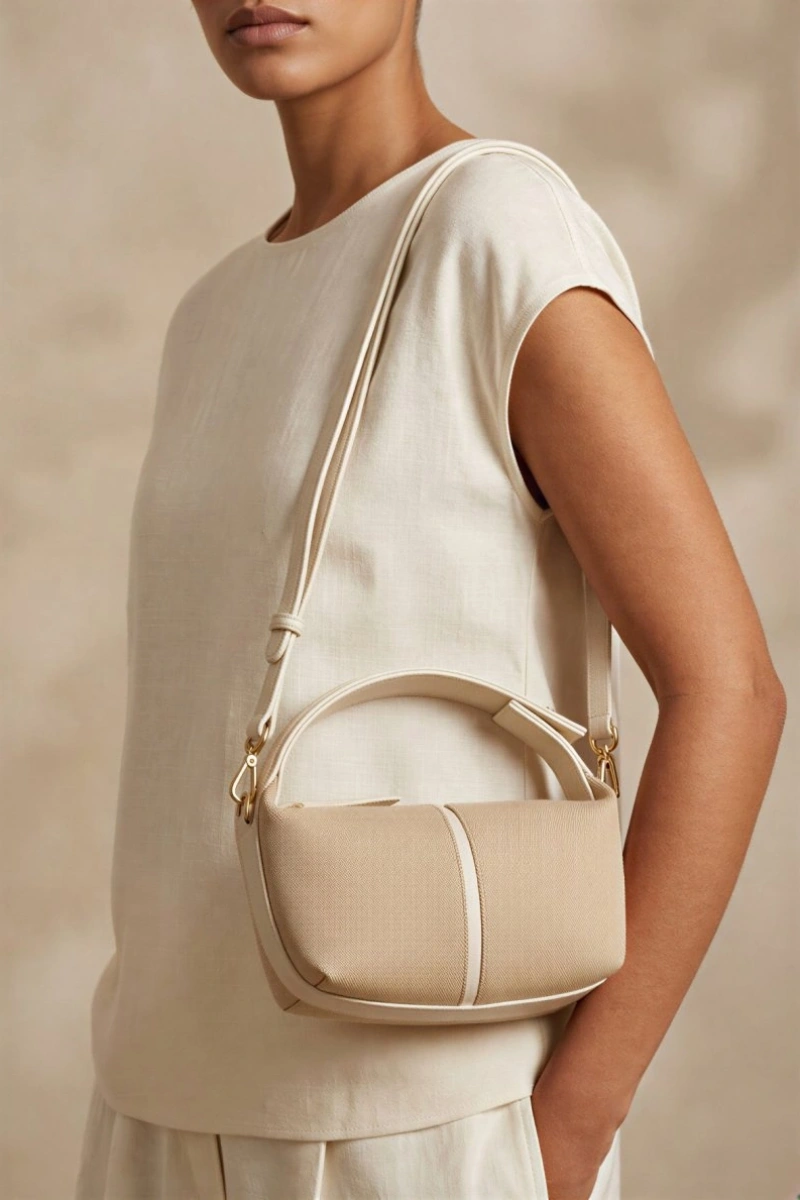 Delhi Model Bej Renk Kadın Kol Çantası