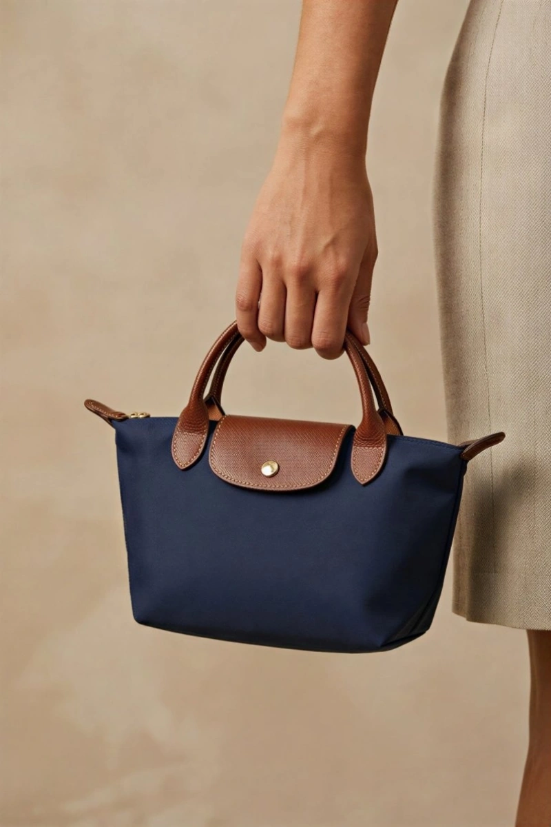 New York Model Lacivert Renk Kadın El Çantası