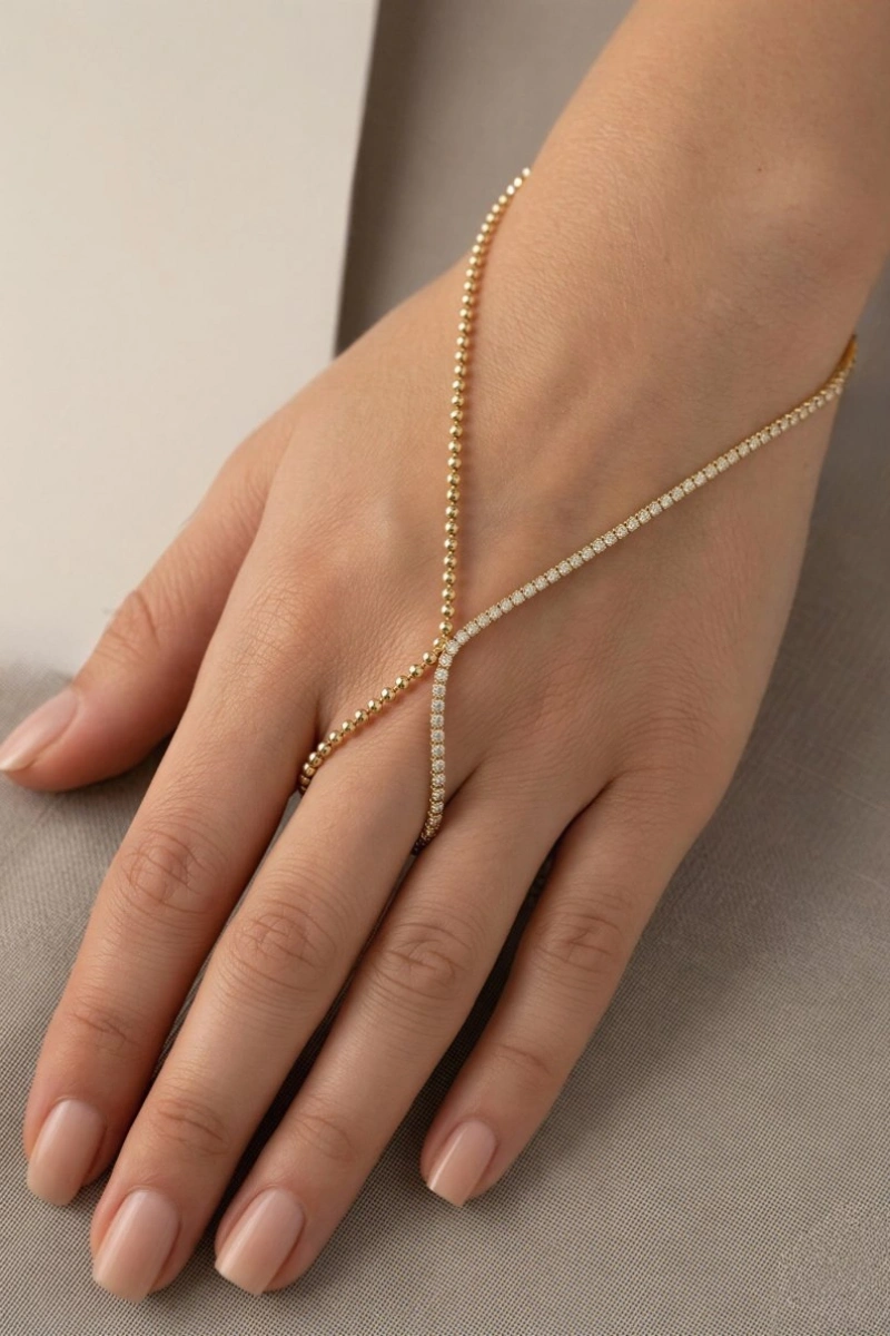 Yarı Su Yolu Yarı Dorika Model Gold Altın Kaplama Şahmeran