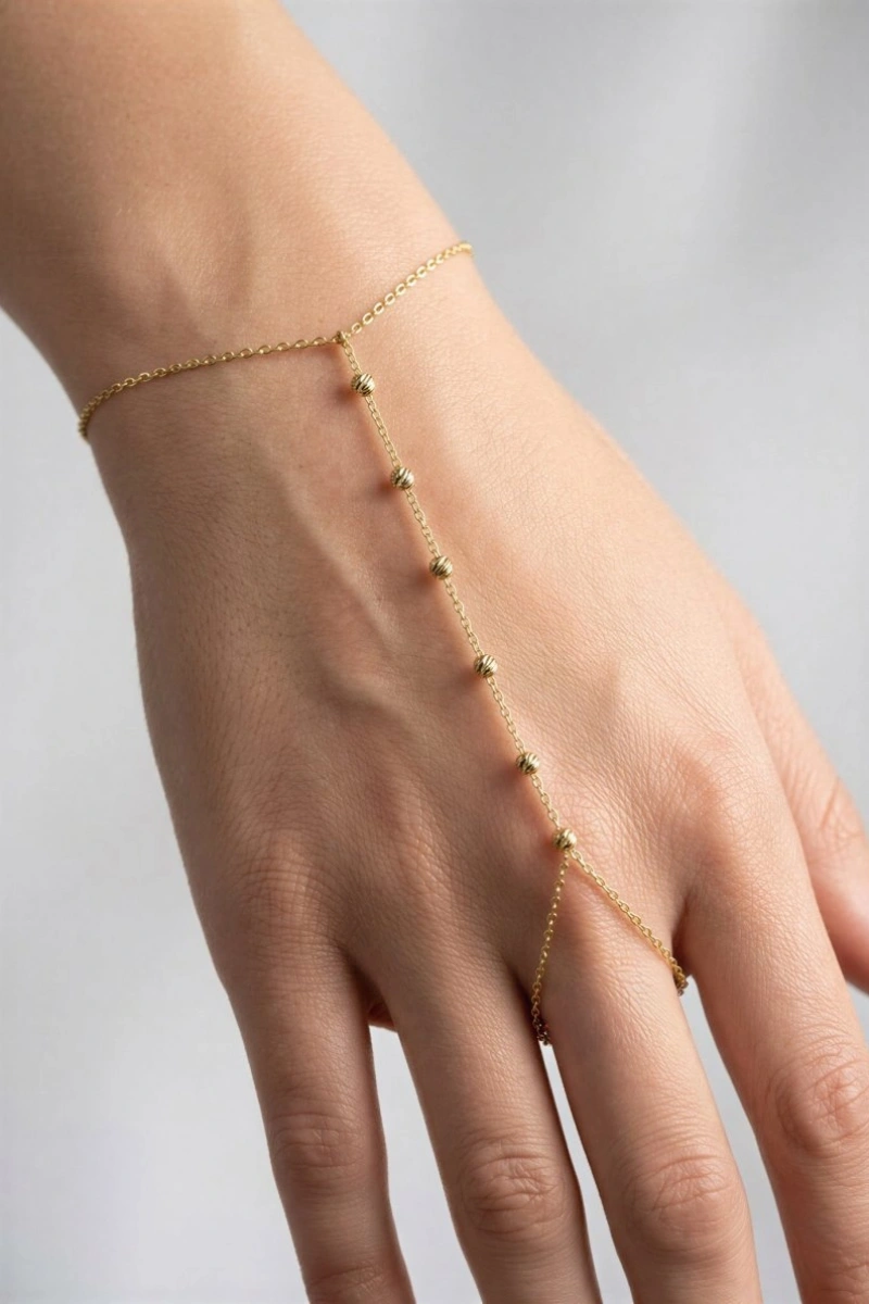 Ayrık Dorika Model Gold Altın Kaplama Şahmeran