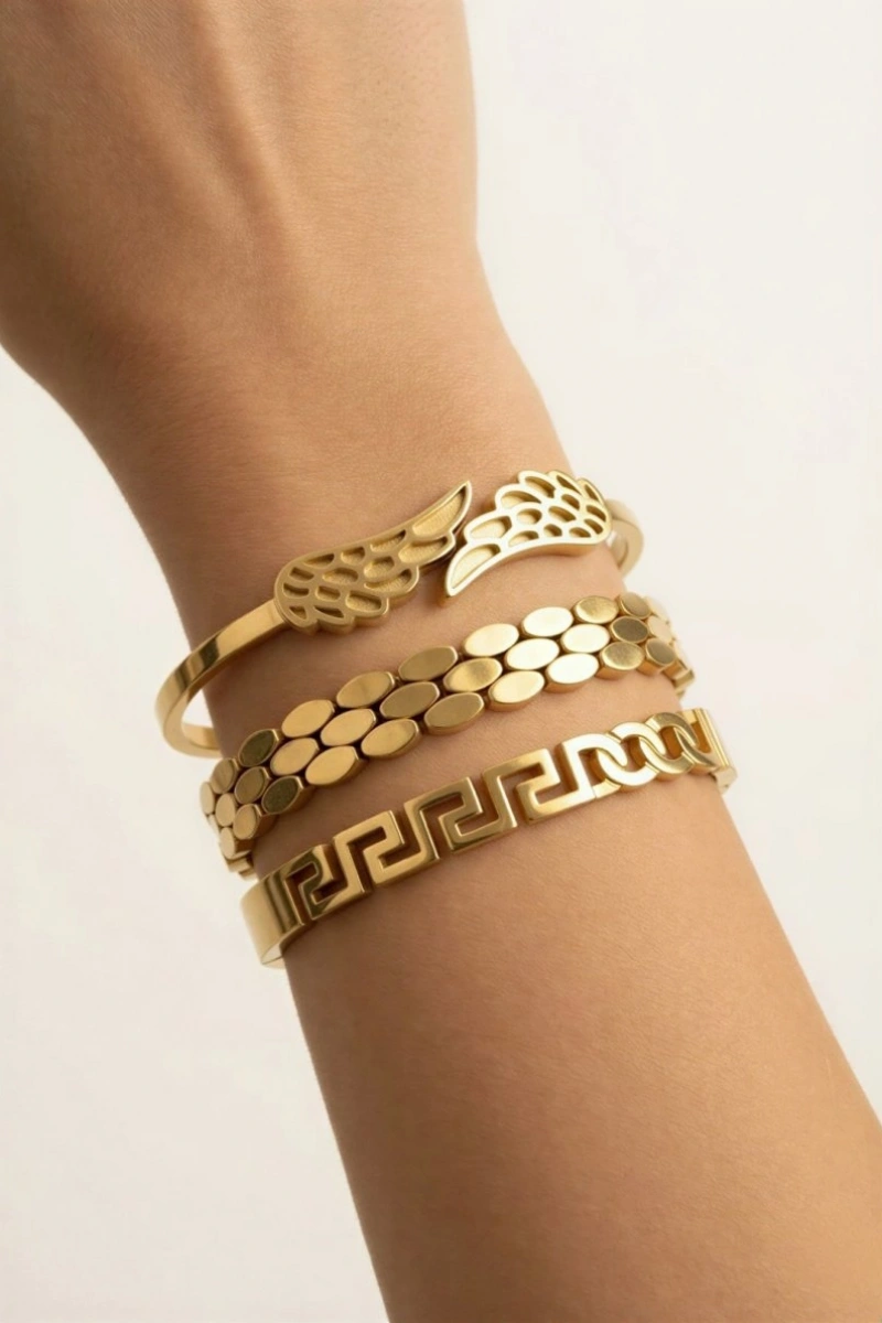 Çift Desenli Çelik Labirent Kombin